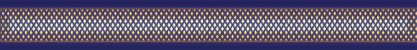 Бордюры Ceramique Imperiale Бордюр Объемный Сетка Кобальтовая Синий 13-01-1-26-41-66-689-0, цвет синий, поверхность глянцевая, прямоугольник, 30x250