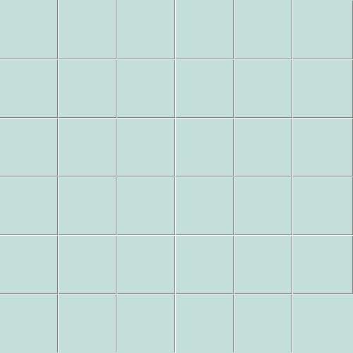 Мозаика Ce.Si Matt Baia Rete 5x5, цвет голубой, поверхность матовая, квадрат, 300x300