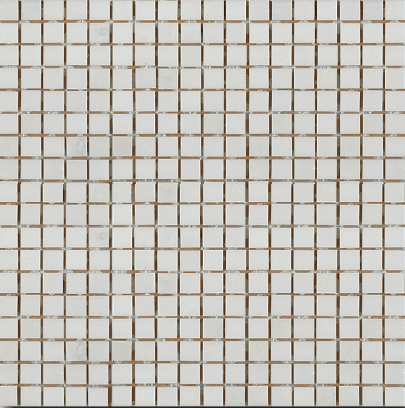 Мозаика Art & Natura Marble Mosaic Calacatta, цвет белый, поверхность глянцевая, квадрат, 305x305