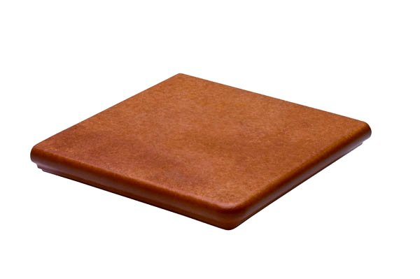 Ступени SDS Marburg Eckflorentiner Brown, цвет коричневый, поверхность глазурованная, прямоугольник с капиносом, 310x320