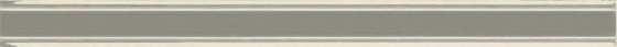 Бордюры Grazia Formae Matita Capitello Steel MAT400, цвет серый, поверхность глянцевая, прямоугольник, 20x260