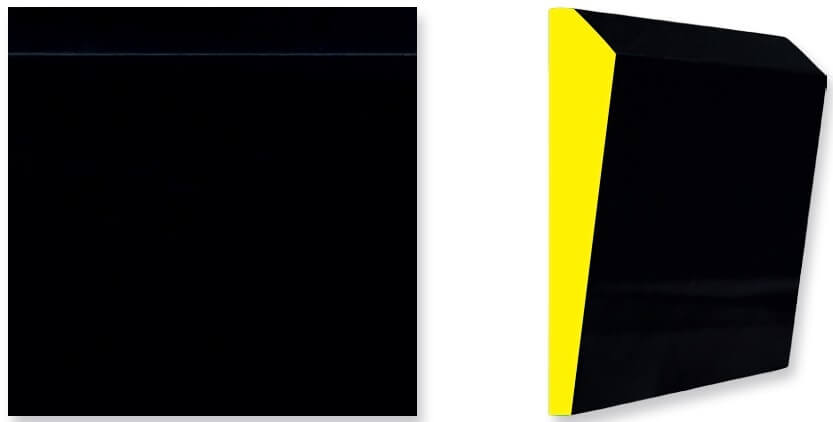 Керамическая плитка Heralgi Side Black Yellow Fluor, цвет разноцветный, поверхность глянцевая, квадрат, 150x150
