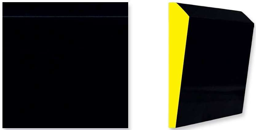 Керамическая плитка Heralgi Side Black Yellow Fluor, цвет разноцветный, поверхность глянцевая, квадрат, 150x150