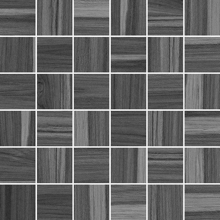 Мозаика Laparet Blackwood Мозаика черный, цвет чёрный, поверхность матовая, квадрат, 300x300