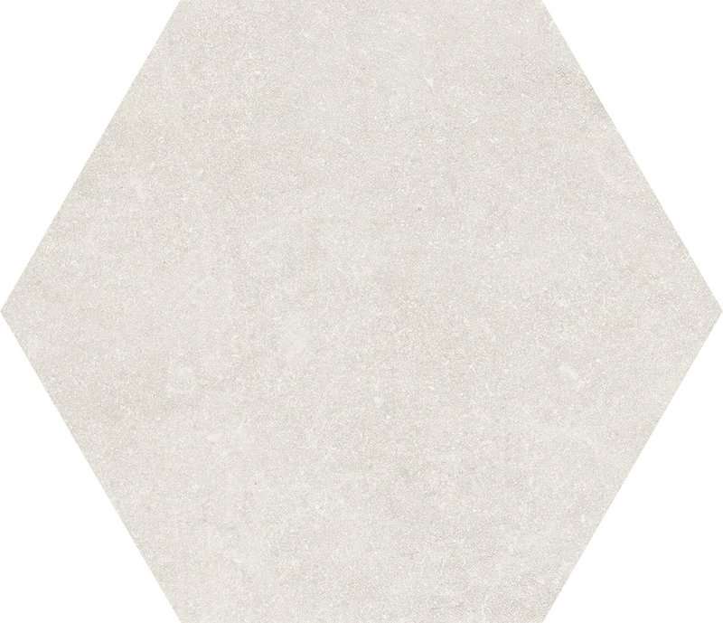 Керамогранит Provenza Eureka Esagona Bianco EF4K, цвет белый, поверхность матовая, шестиугольник, 193x220