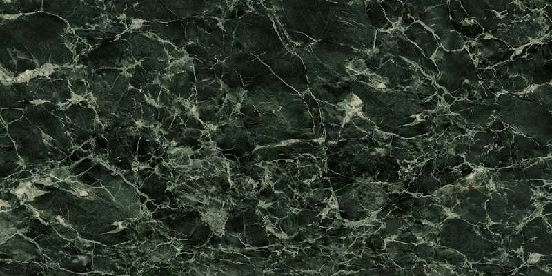 Широкоформатный керамогранит Marazzi Italy Grande Marble Look Verde Aver Lux M7GD, цвет чёрный, поверхность полированная, прямоугольник, 1600x3200
