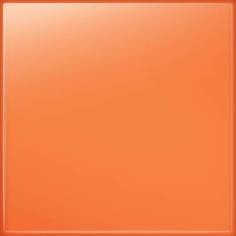 Керамическая плитка Tubadzin Pastel Pomaranczowy R, цвет оранжевый, поверхность глянцевая, квадрат, 200x200