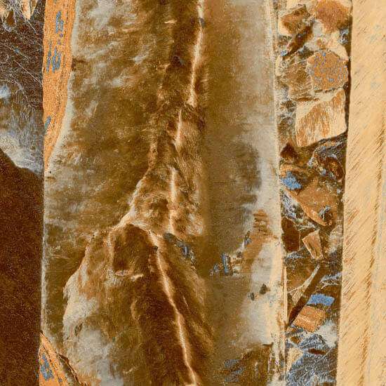Керамическая плитка Vives Melte-R Natural, цвет коричневый, поверхность глянцевая, квадрат, 593x593