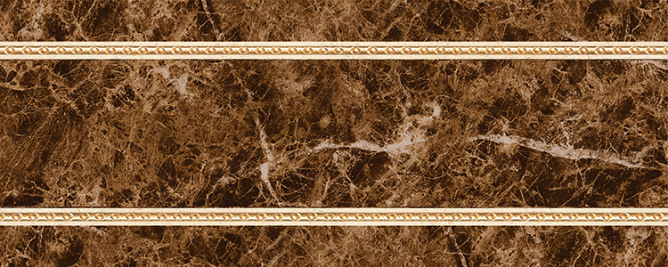 Декоративные элементы Navarti Crema Marfil Zocalo Oka, цвет коричневый, поверхность глянцевая, прямоугольник, 100x250
