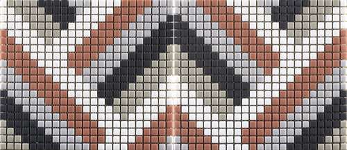 Мозаика APE Mosaico Set(2) Whisper Mix, цвет разноцветный, поверхность глянцевая, прямоугольник, 274x315