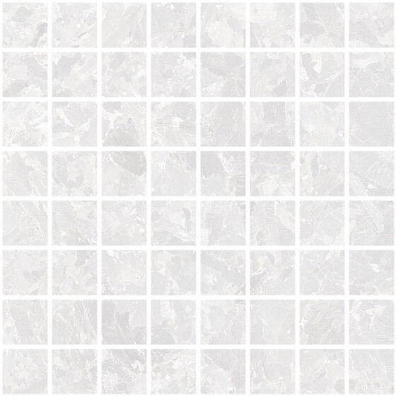 Мозаика 41zero42 Solo Mosaic White 4100545, цвет белый, поверхность матовая, квадрат, 300x300