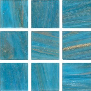 Мозаика Irida Space И.20.212(6), цвет голубой, поверхность глянцевая, квадрат, 327x327