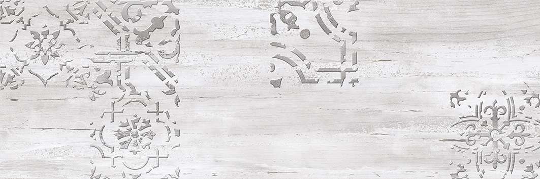 Керамическая плитка Керамин Рондо 7Д, цвет белый, поверхность матовая, прямоугольник, 300x900