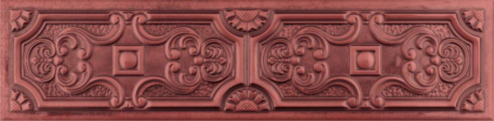 Керамическая плитка Aparici Uptown Cherry Toki, цвет бордовый, поверхность матовая, прямоугольник, 74x298
