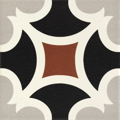 Керамическая плитка Mainzu Aran Gris, цвет разноцветный, поверхность матовая, квадрат, 200x200