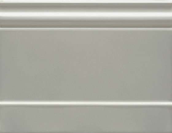 Бордюры Grazia Formae Zoccolo Steel ZO400, цвет серый, поверхность глянцевая, прямоугольник, 200x260