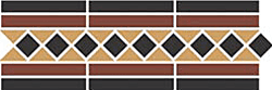 Бордюры Topcer Guliford Border, цвет разноцветный, поверхность матовая, прямоугольник, 420x145
