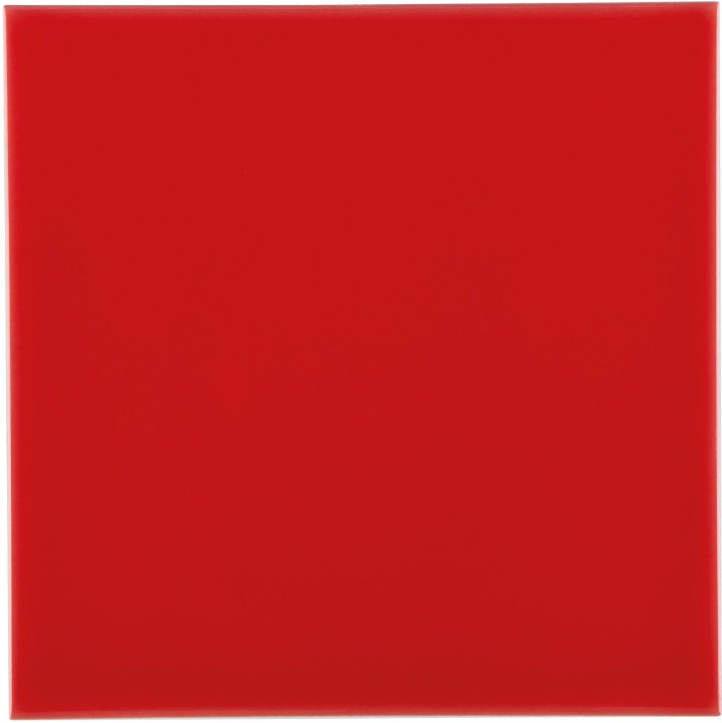 Керамическая плитка Adex ADRI1020 Liso Monaco Red, цвет красный, поверхность глянцевая, квадрат, 200x200