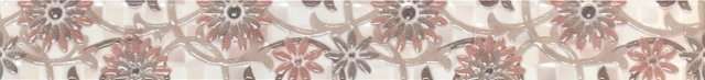Бордюры STN Ceramica Listelo Happy Crema, цвет бежевый, поверхность глянцевая, прямоугольник, 55x500