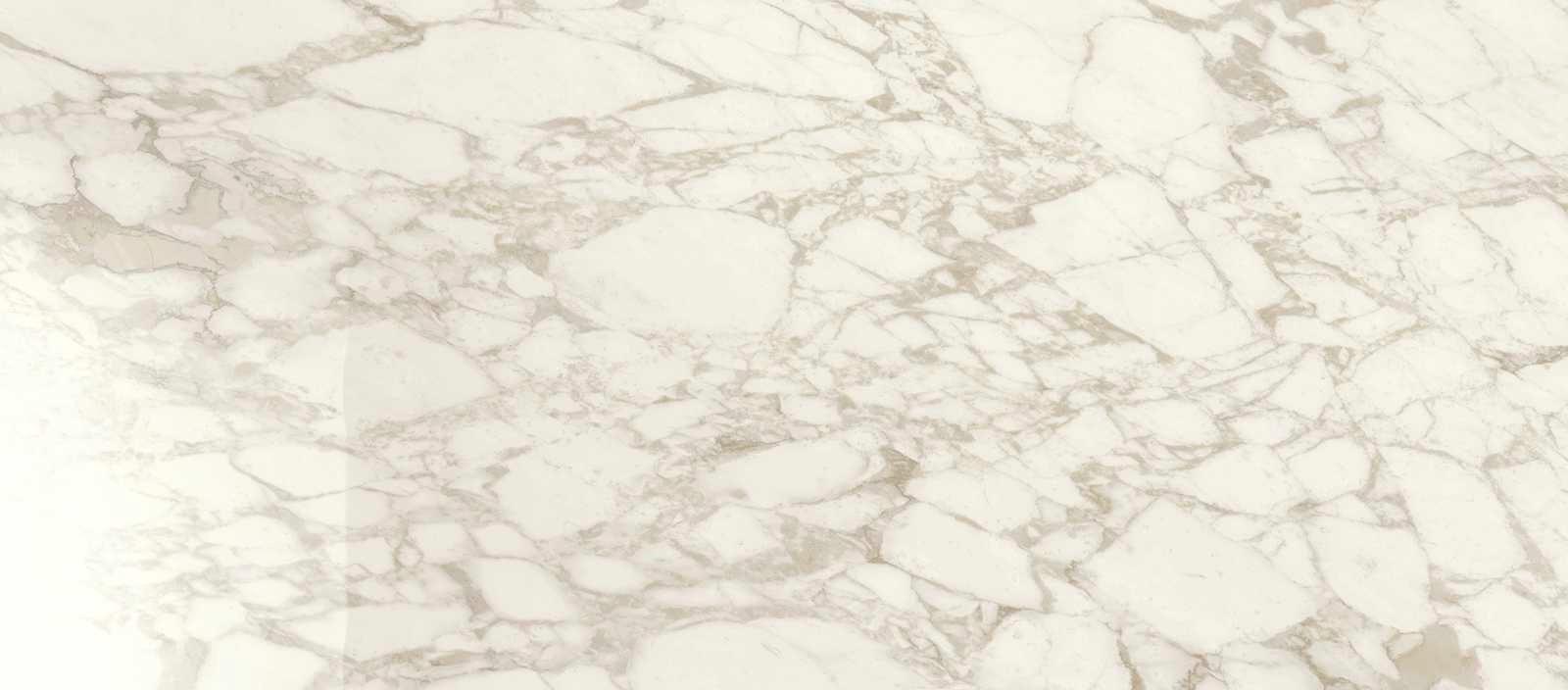 Широкоформатный керамогранит Ragno Maiora Marble Effect Arabescato Glossy Rettificato R6RM, цвет белый, поверхность полированная, прямоугольник, 1200x2780
