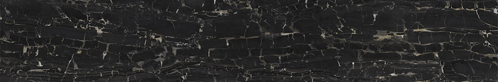 Керамогранит Settecento Reverse Miroir Nat. Rett. 156122, цвет чёрный, поверхность натуральная, прямоугольник, 100x600