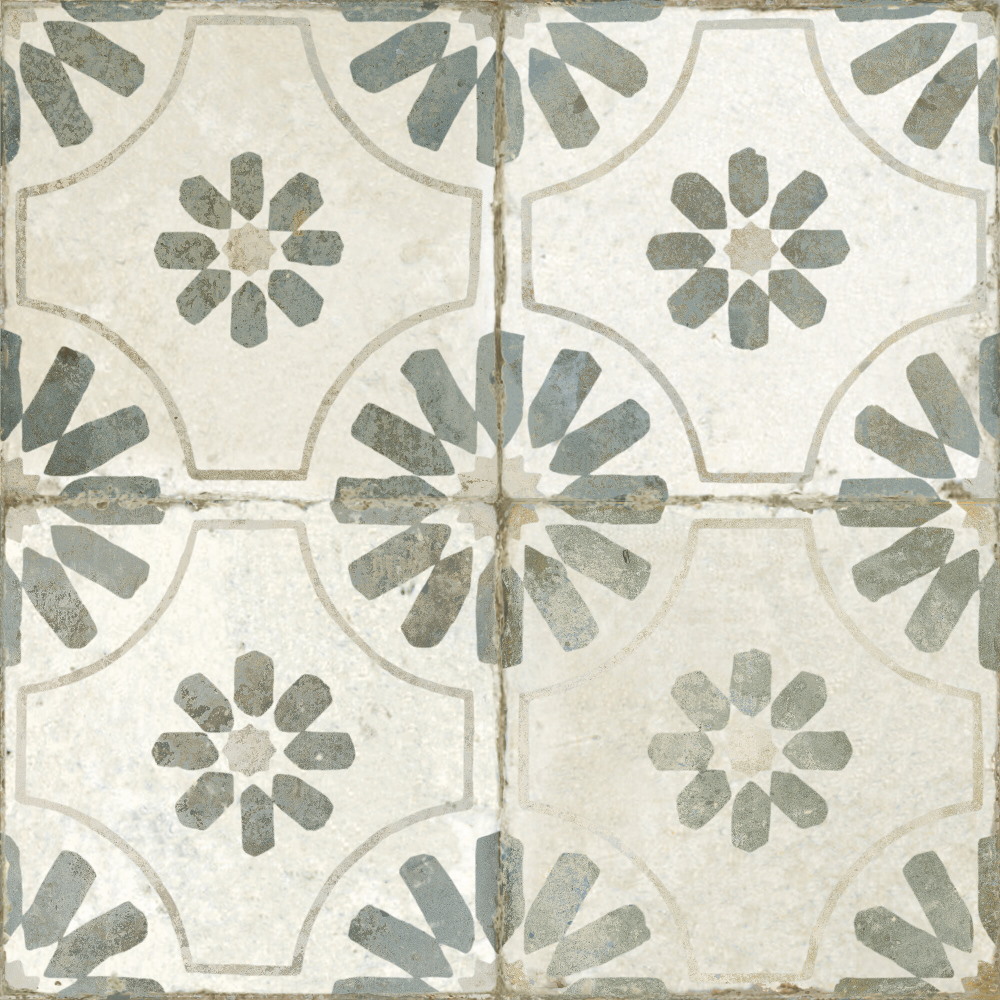 Керамическая плитка Peronda Fs Blume Sage 27227, цвет зелёный, поверхность матовая, квадрат, 450x450