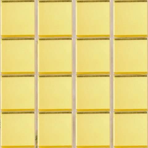 Мозаика Alma Mosaic GMC01-10, цвет жёлтый, поверхность глянцевая, квадрат, 100x100