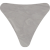 Вставки Vives Salerno Star Taupe, цвет серый, поверхность матовая, треугольник, 43x48