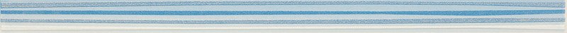 Бордюры Paul Skyfall Listello Goldeneye Azure, цвет голубой, поверхность глянцевая, прямоугольник, 38x600