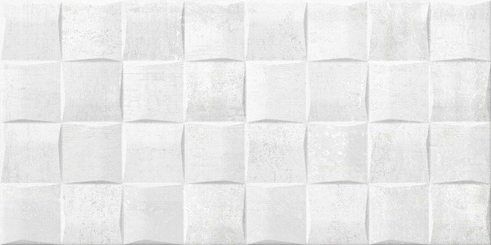 Декоративные элементы Keraben Barrington Art White, цвет белый, поверхность рельефная, прямоугольник, 250x500