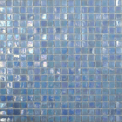 Мозаика Art & Natura Classic Isabeli 2, цвет голубой, поверхность глянцевая, квадрат, 295x295