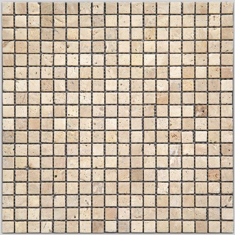 Мозаика Natural Mosaic I-Тilе (1,5X1,5) 4M090-15T, цвет бежевый, поверхность матовая, квадрат, 298x298