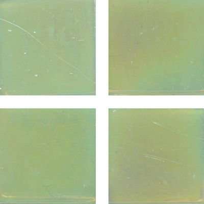 Мозаика Irida Fleur 15.R30(2), цвет зелёный, поверхность глянцевая, квадрат, 327x327