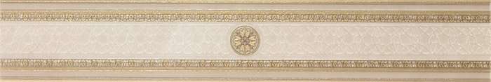 Бордюры Grespania Palace Ambras 1 Beige, цвет бежевый, поверхность полированная, прямоугольник, 96x590