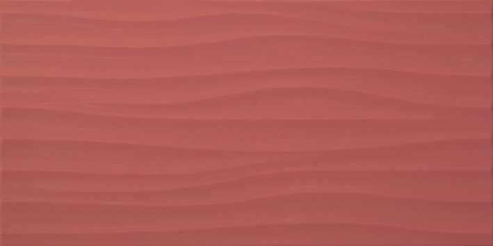 Керамическая плитка Керамин Плитка Настенная Дюна 1Т красный, цвет красный, поверхность глянцевая, прямоугольник, 300x600