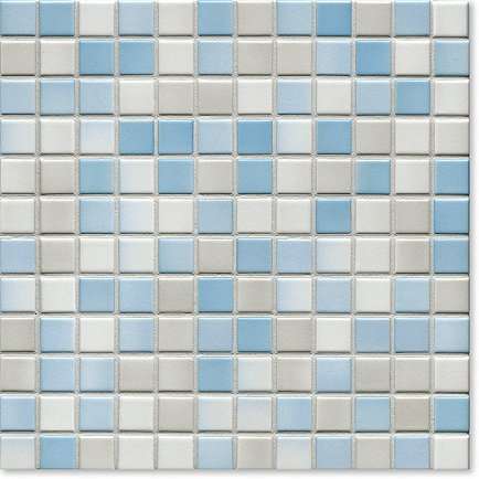 Мозаика Jasba 3604H Lavita Cloudy Blue Matt Glossy, цвет голубой, поверхность глянцевая матовая, квадрат, 316x316