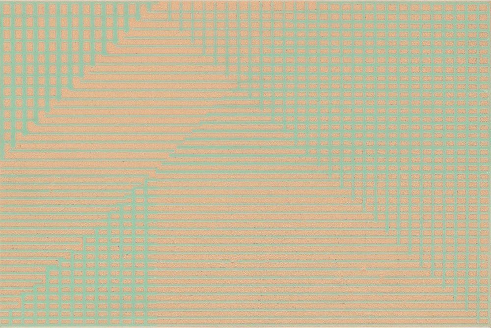 Керамогранит Mutina Tierras Frame Blush PUTD96, цвет разноцветный, поверхность матовая, прямоугольник, 200x300