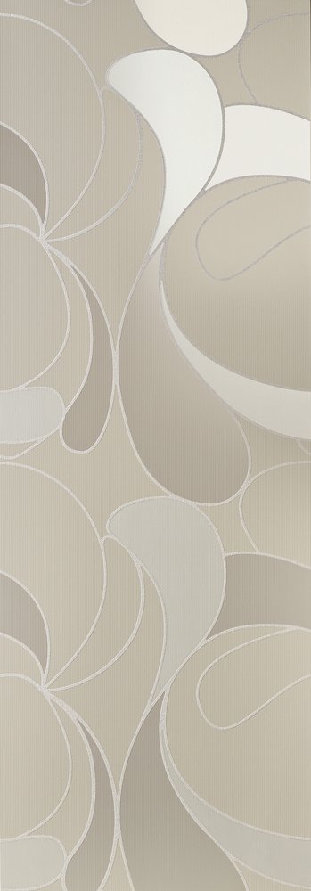 Декоративные элементы Love Tiles Acqua Lacrima Beige, цвет бежевый, поверхность глянцевая, прямоугольник, 350x1000