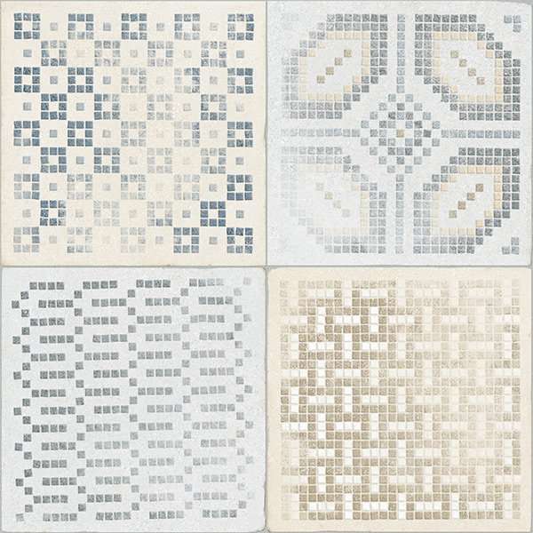 Декоративные элементы Vives Beta Anidros-R, цвет серый, поверхность матовая, квадрат, 593x593