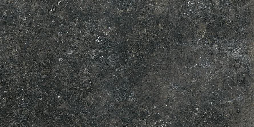 Керамогранит Floor Gres Airtech London Black Str Ret 762196, цвет чёрный тёмный, поверхность структурированная, прямоугольник, 300x600