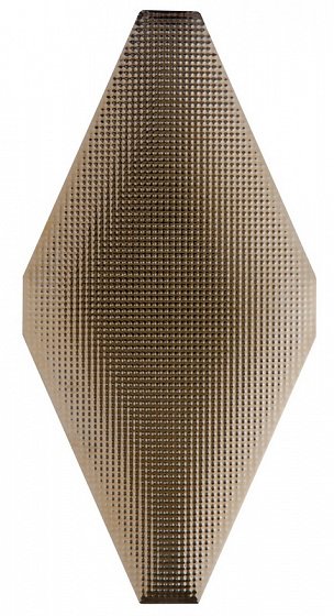 Керамическая плитка Adex ADNE8125 Rombo Acolchado Micro Oro Viejo, цвет бежевый, поверхность рельефная, ромб, 100x200