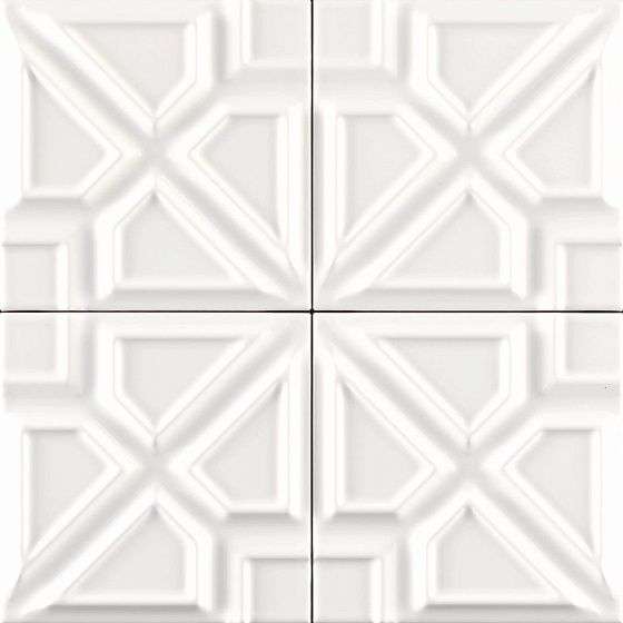 Керамическая плитка Grazia Formelle Milano Bianco MILA1, цвет белый, поверхность глянцевая, квадрат, 130x130