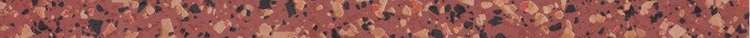 Бордюры Petracers Carnevale Veneziano Listello Rosso, цвет коричневый, поверхность матовая, прямоугольник, 40x800
