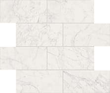 Декоративные элементы Floor Gres Stontech 4.0 Stone 01 High Glossy 6mm Mur (7,5X15) 761443, цвет белый, поверхность полированная, кабанчик, 300x300
