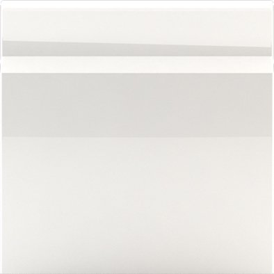 Бордюры La Diva Veronica Zoccolo Milano A Panna Lucido, цвет белый, поверхность глянцевая, квадрат, 200x200