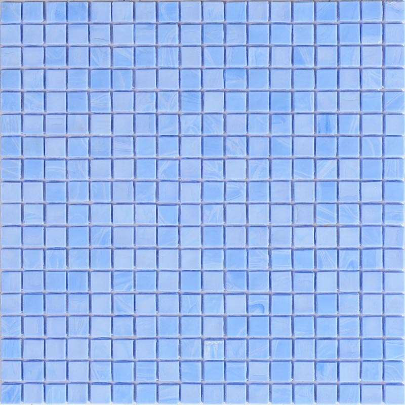 Мозаика Alma Mosaic Opaco NC0319, цвет голубой, поверхность глянцевая, квадрат, 295x295