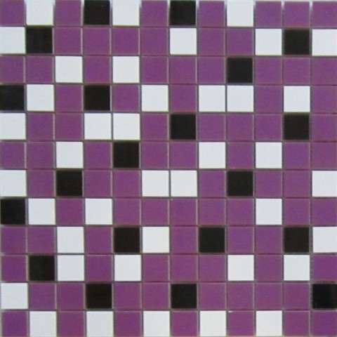 Мозаика Aparici Nordic Mix Purple Mosaic 2,5X2, цвет фиолетовый, поверхность глянцевая, квадрат, 298x298