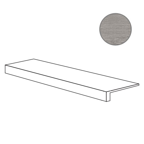 Ступени ABK Wood Gradone Top Grey PF60001304, цвет серый, поверхность матовая, прямоугольник, 320x1200