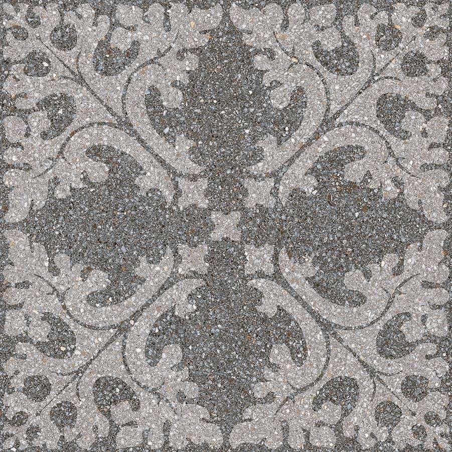 Декоративные элементы Vives Farnese Molise-R Grafito, цвет серый, поверхность матовая, квадрат, 293x293