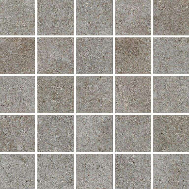 Мозаика Piemme Bits&Pieces Mosaico Pewter Smoke 01277, цвет серый, поверхность матовая, квадрат, 300x300